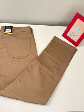Banana Republic Men's Flat Front 5 Pocket Pants Slim Fit Stretch, NWT